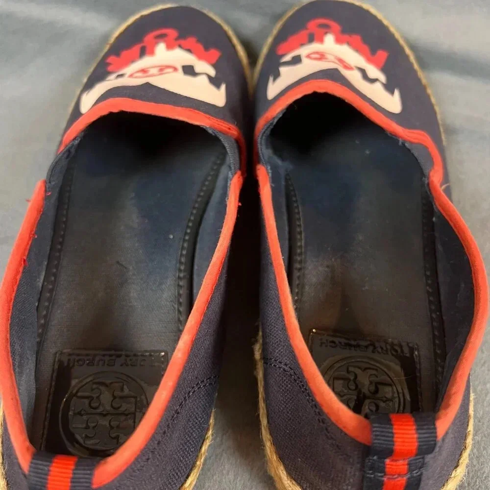 Tory Burch Mon Amour Espadrille sz 9 HTF color combo! - Picture 5 of 9